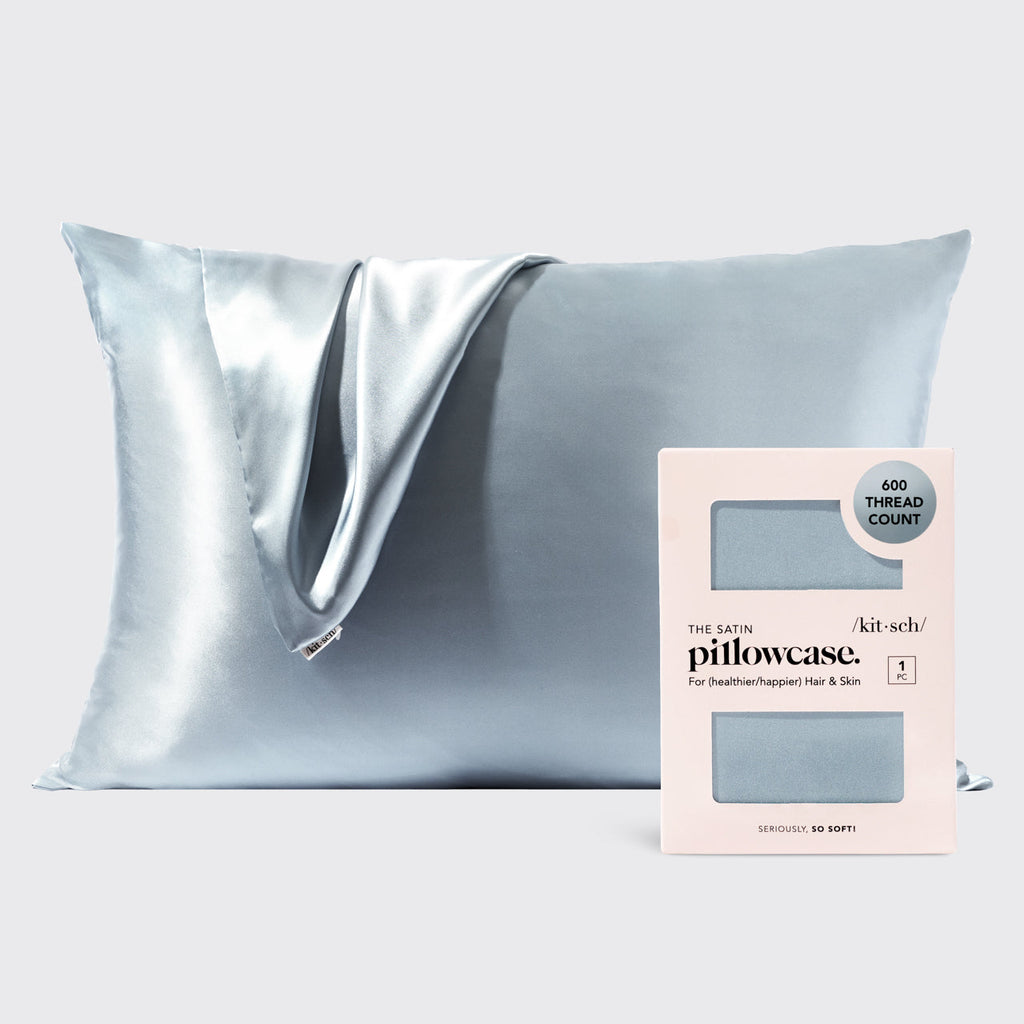 Satin Pillowcase in Haze Blue 4 Pack - Signature Selection
