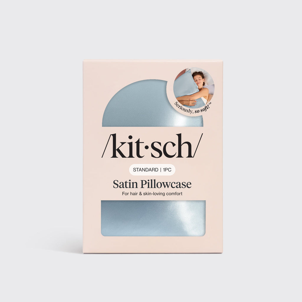 Satin Pillowcase in Haze Blue - Everyday Essentials