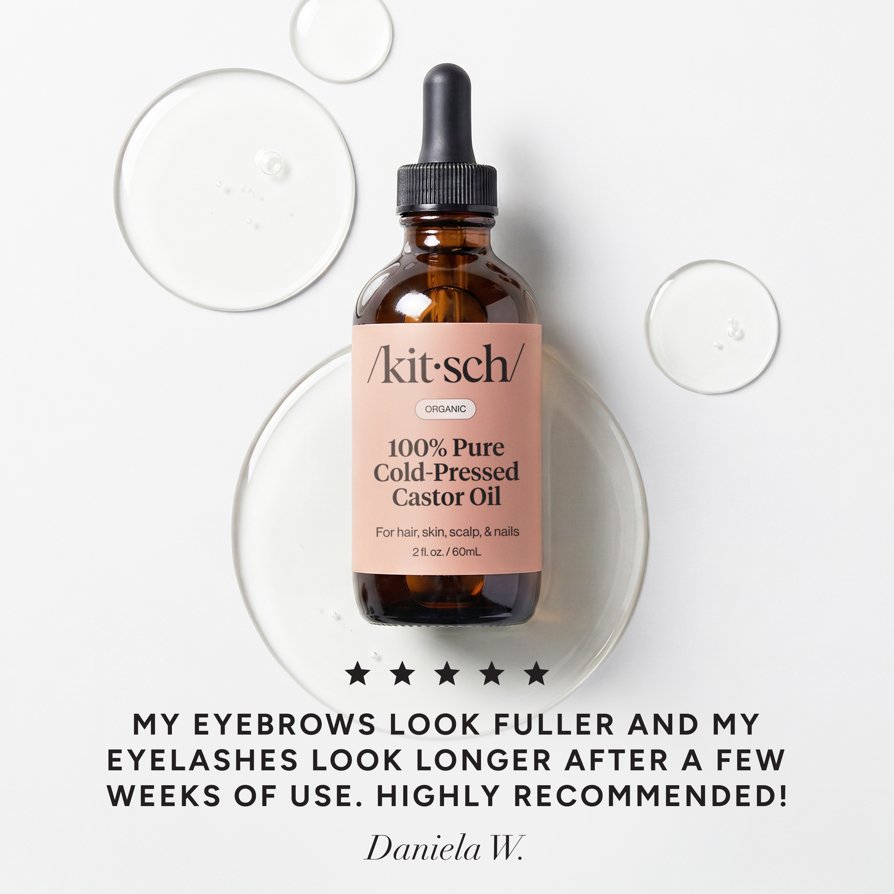 100 Castor Oil 2oz and FREE Eco-Friendly Dermaplaner - Signature Selection