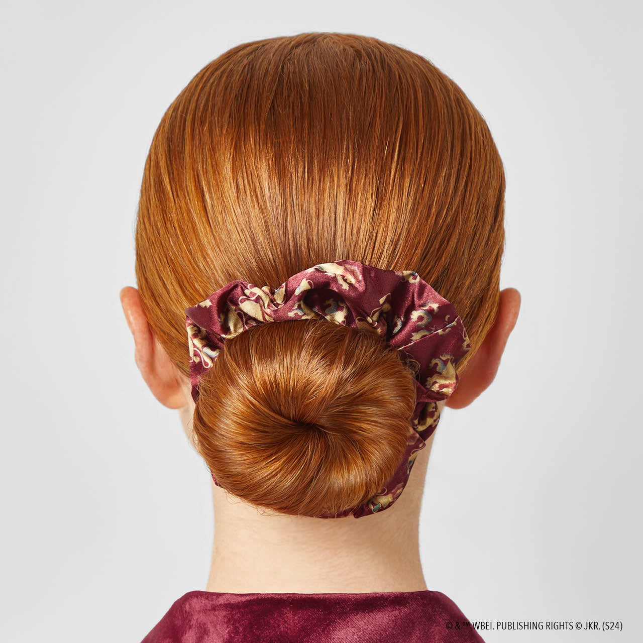 Kitsch x Harry Potter Satin Scrunchies 4pc Set in All Houses - Everyday Essentials