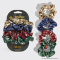 Kitsch x Harry Potter Satin Scrunchies 4pc Set in All Houses - Everyday Essentials