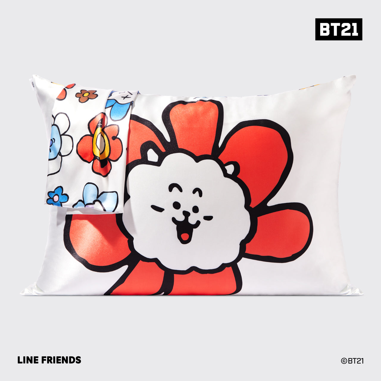 Kitsch x BT21 Satin Pillowcase in RJ - Signature Selection