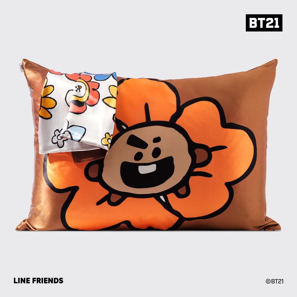 Kitsch x BT21 Satin Pillowcase in SHOOKY - Curated Collection