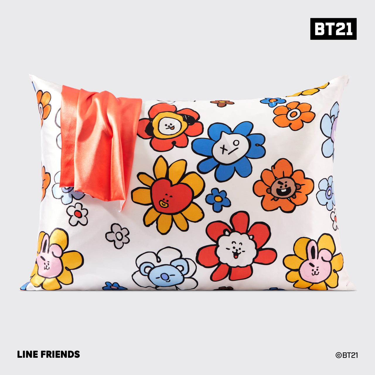 Kitsch x BT21 Satin Pillowcase in TATA - Curated Collection