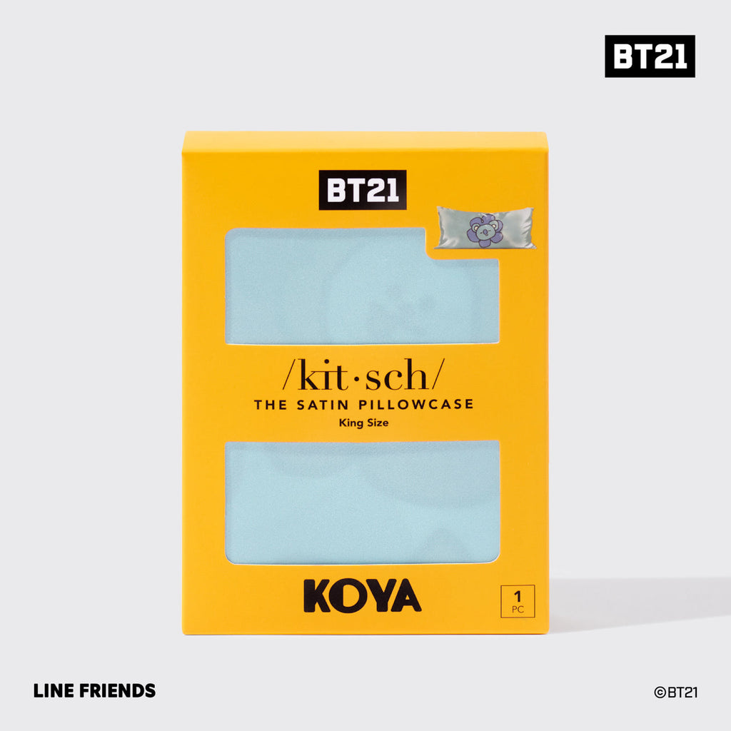 Kitsch x BT21 Satin Pillowcase in KOYA - King - Signature Selection