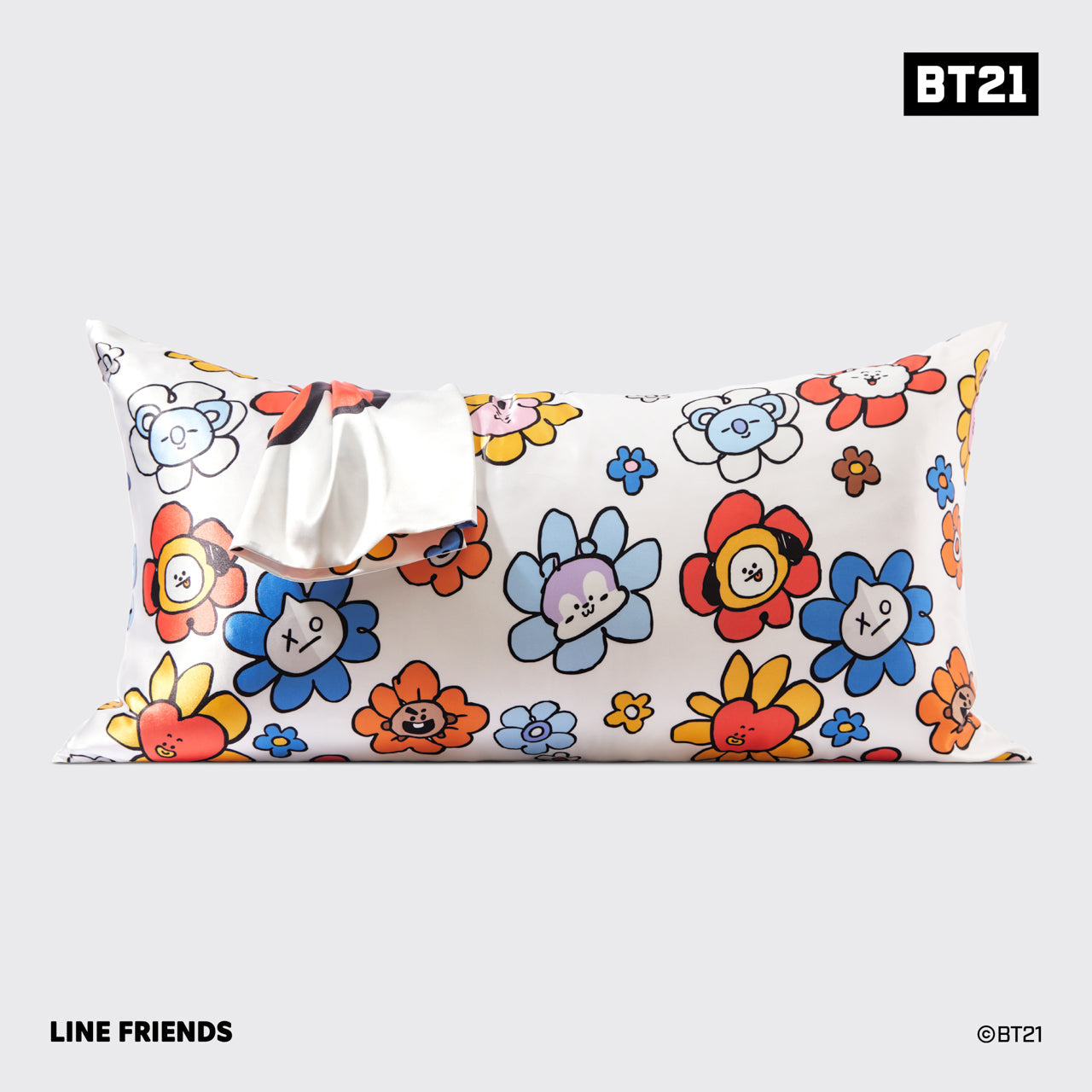 Kitsch x BT21 Satin Pillowcase in RJ - King - Everyday Essentials