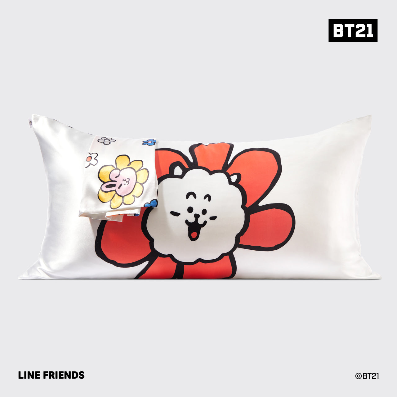 Kitsch x BT21 Satin Pillowcase in RJ - King - Everyday Essentials