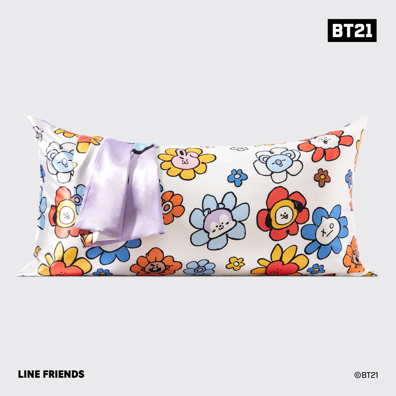 Kitsch x BT21 Satin Pillowcase in MANG - King - Curated Collection