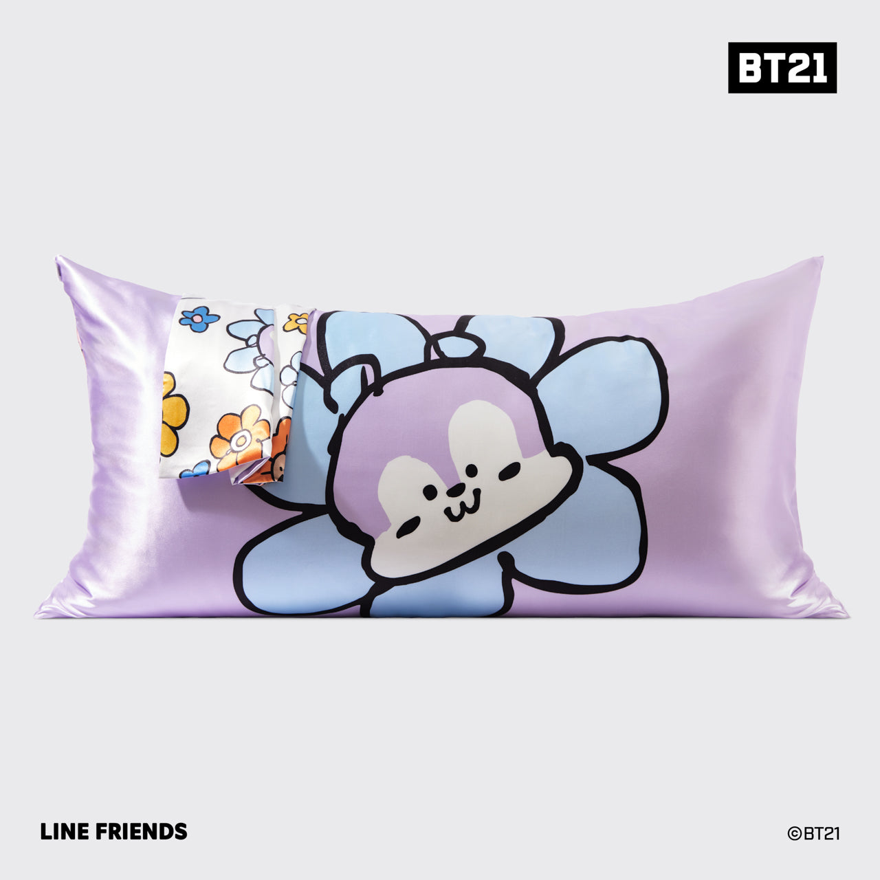 Kitsch x BT21 Satin Pillowcase in MANG - King - Curated Collection