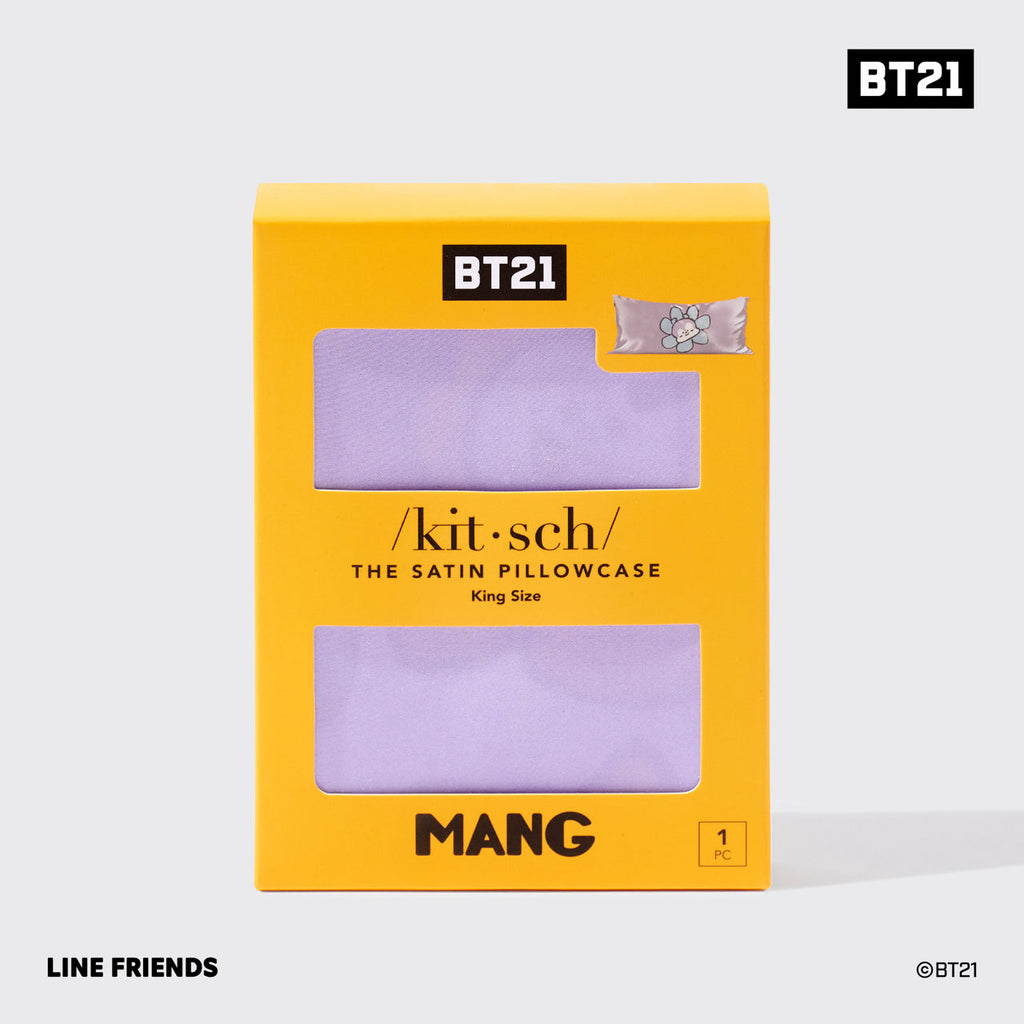Kitsch x BT21 Satin Pillowcase in MANG - King - Curated Collection