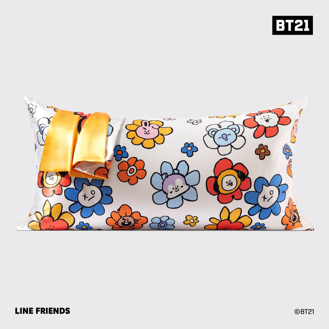 Kitsch x BT21 Satin Pillowcase in CHIMMY - King - Signature Selection