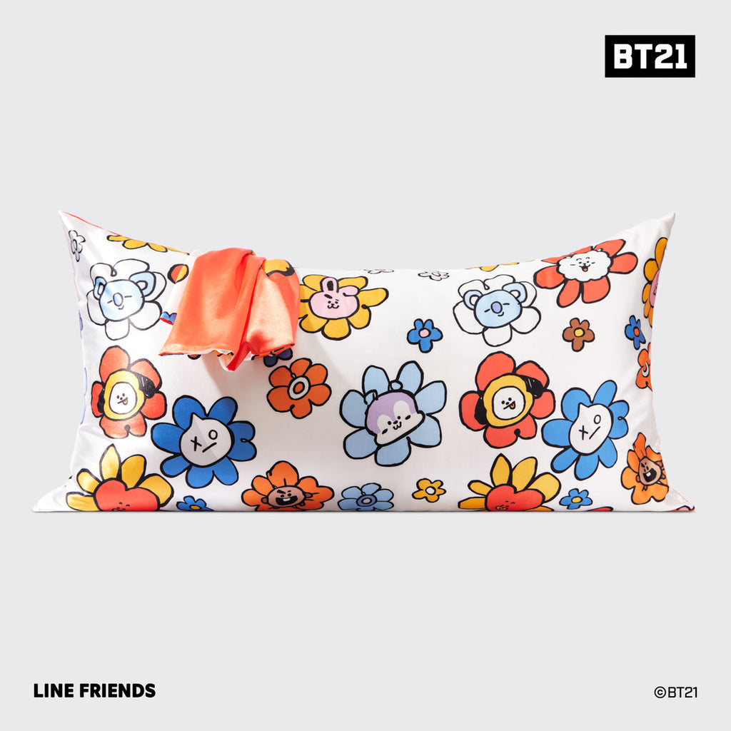 Kitsch x BT21 Satin Pillowcase in TATA - King - Everyday Essentials