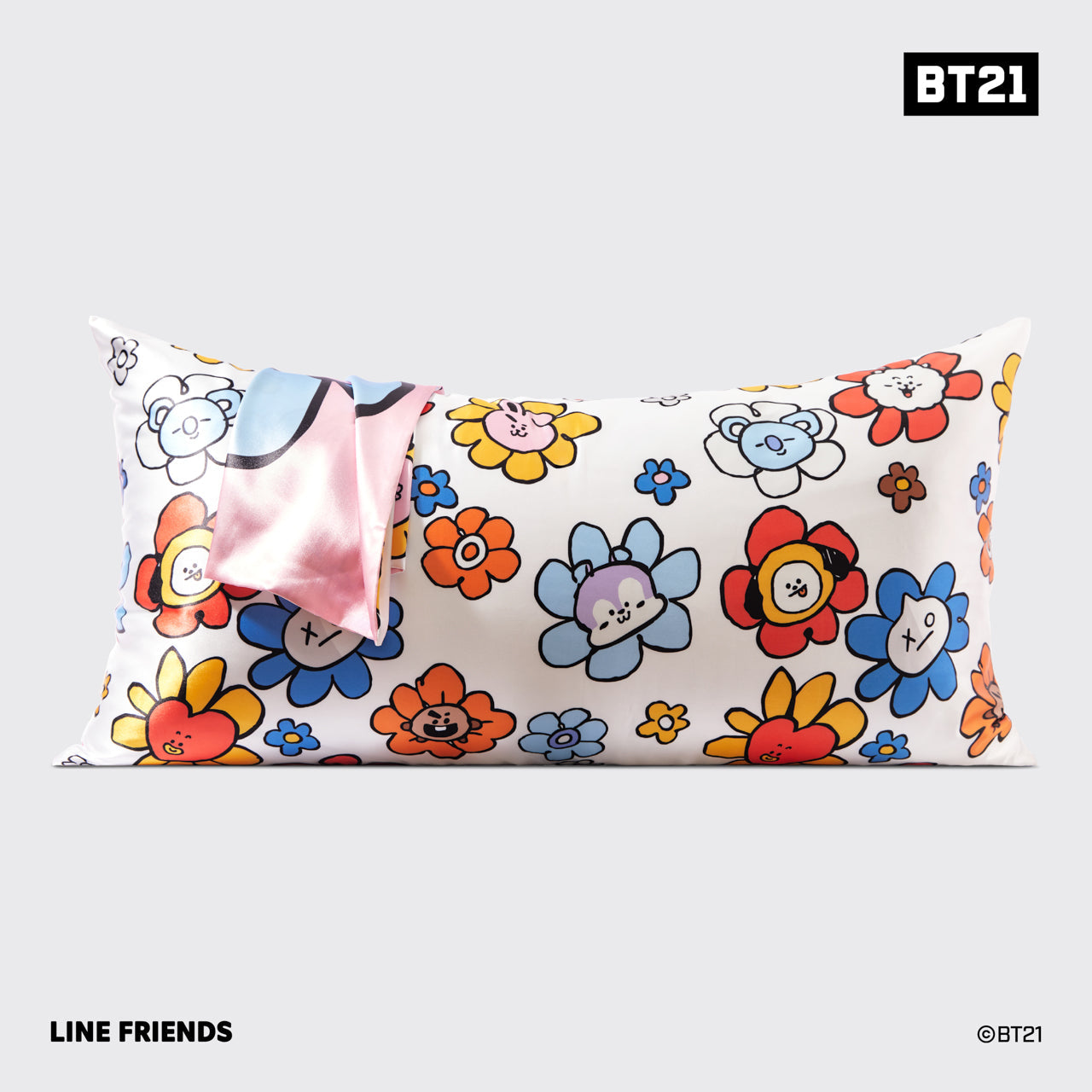 Kitsch x BT21 Satin Pillowcase in COOKY - King - Curated Collection