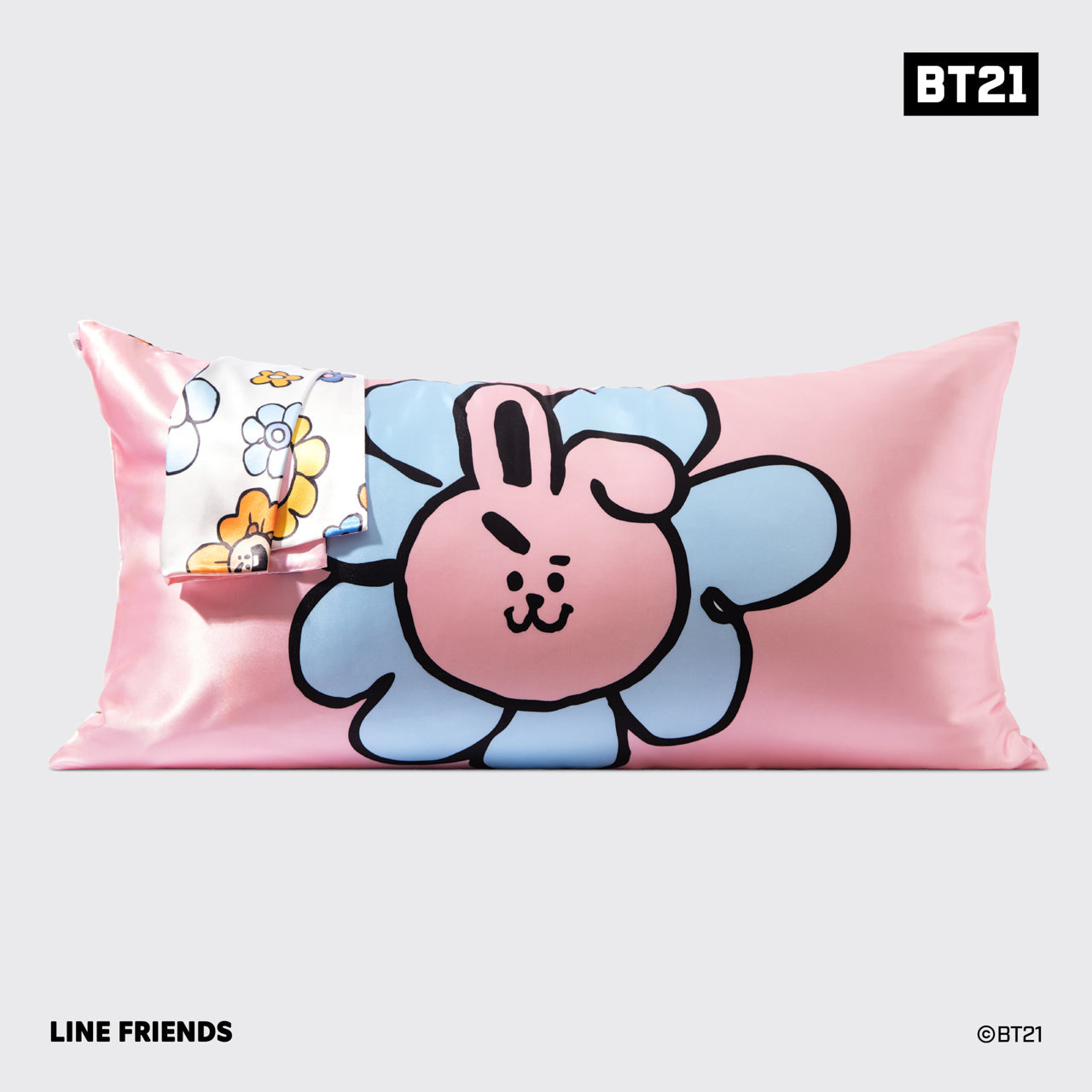 Kitsch x BT21 Satin Pillowcase in COOKY - King - Curated Collection