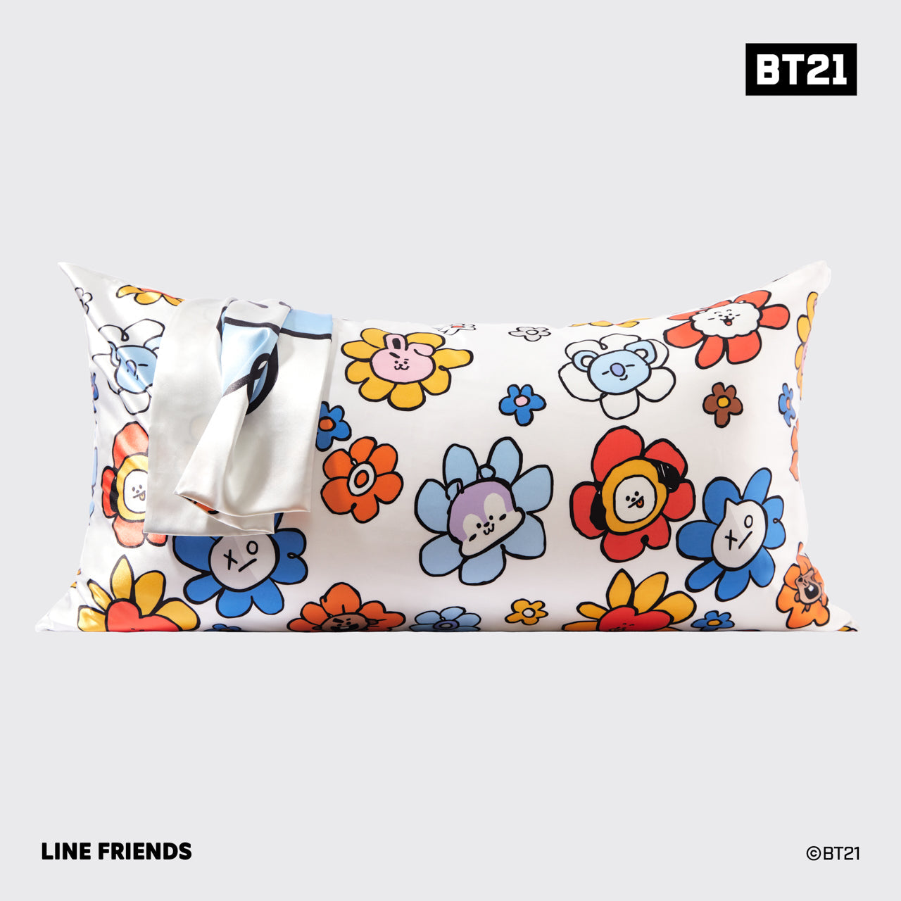 Kitsch x BT21 Satin Pillowcase in VAN - King - Signature Selection