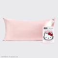 Kitsch x Hello Kitty Satin Pillowcase in Pink Hello Kitty Face - King - Everyday Essentials
