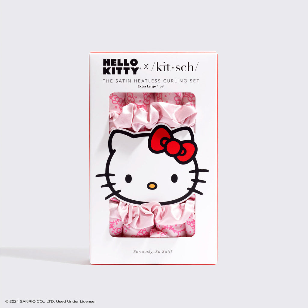 Kitsch x Hello Kitty XL Heatless Curling Set in Hello Kitty Faces - Curated Collection