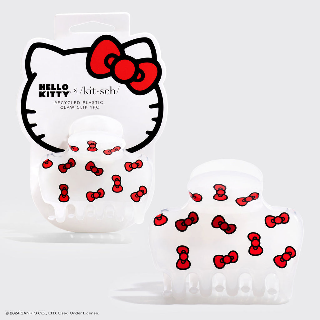 Hello Kitty x Kitsch Recycled Plastic Claw Clip - Kitty Bows - Signature Selection