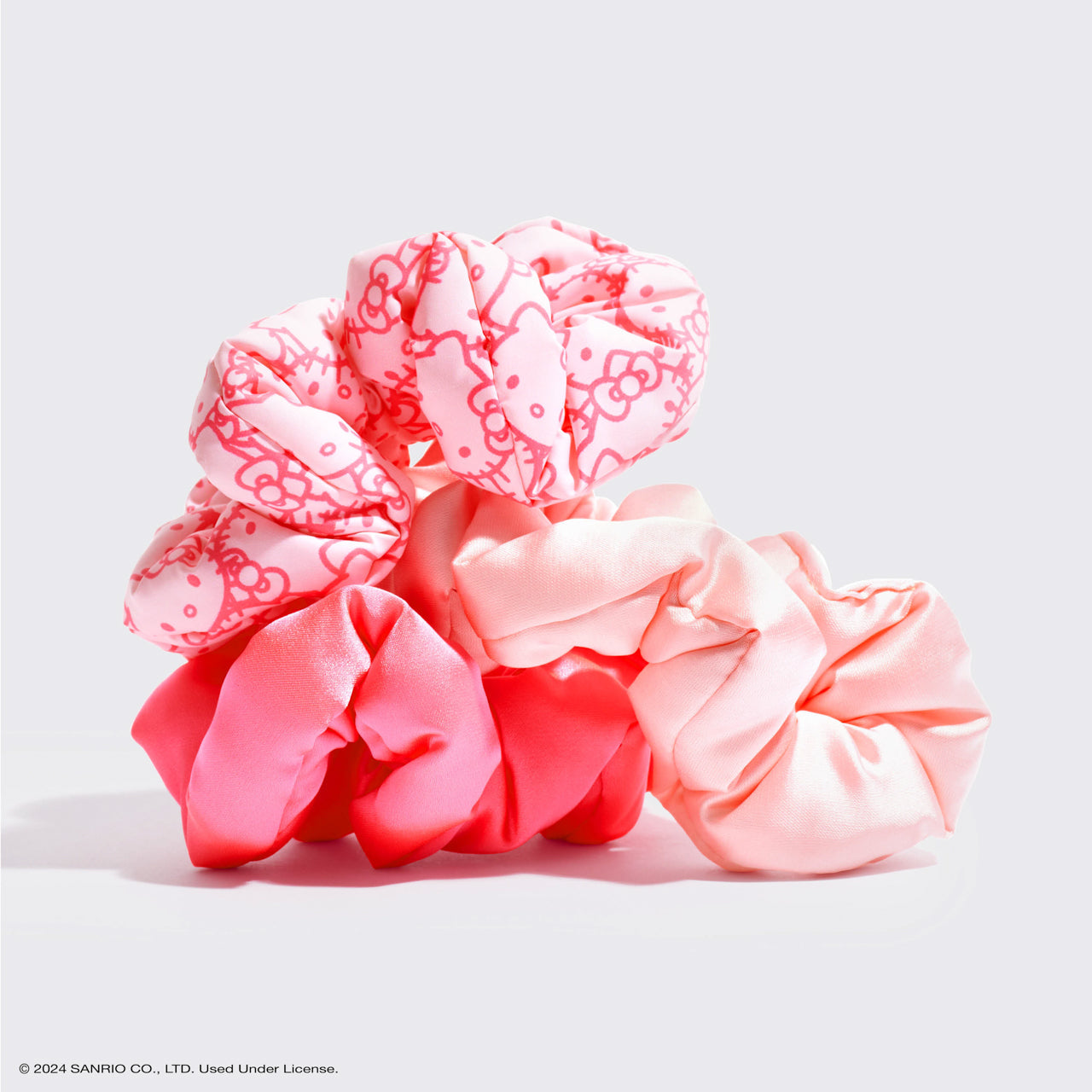 Kitsch x Hello Kitty Puffy Scrunchies 3pc Set - Curated Collection