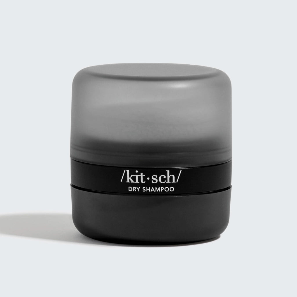 Dark Volumizing Rice Protein Dry Shampoo with Puff - Curated Collection