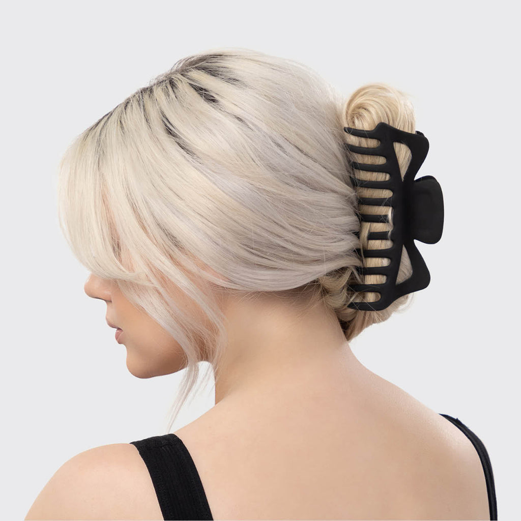 Black and Tort Classic Claw Clips 2pc Set - Jumbo - Curated Collection