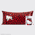 Kitsch x Hello Kitty Satin Pillowcase in Kitty Bathes in a Sea of Bows - King - Signature Selection