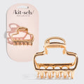 Gold Metal Cloud Claw Clip - Signature Selection
