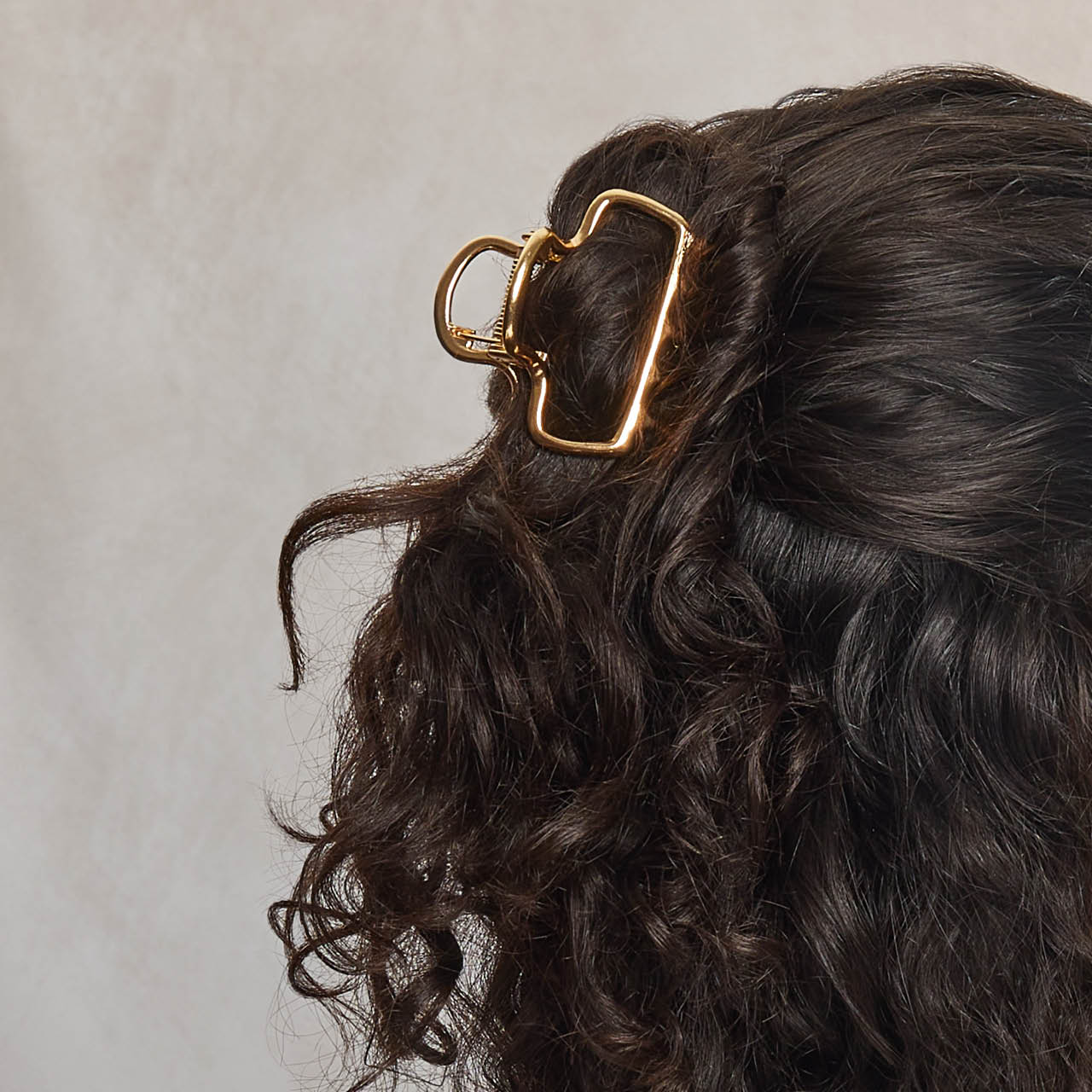 Gold Metal Cloud Claw Clip - Signature Selection