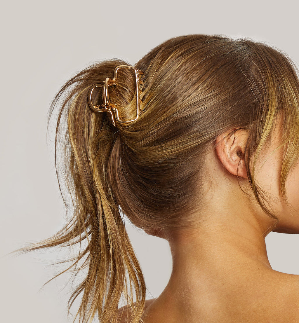 Gold Metal Cloud Claw Clip - Signature Selection