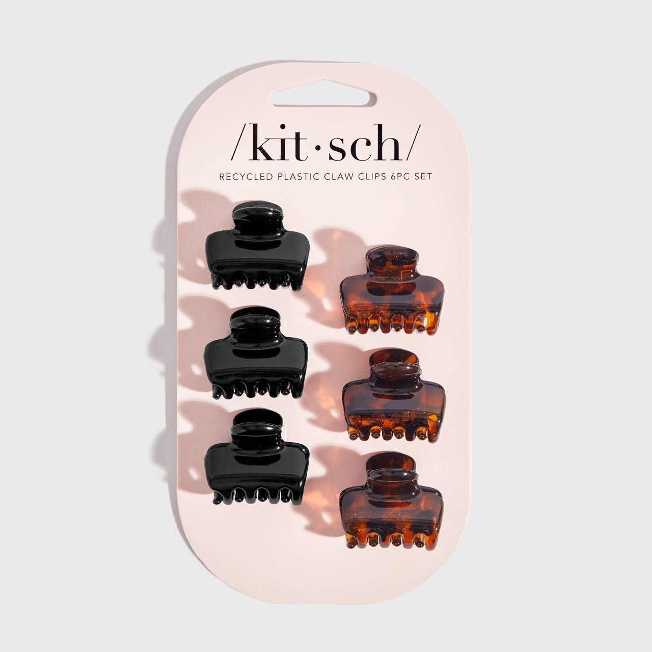 Black and Tort Cloud Claw Clips 6pc Set - Mini - Everyday Essentials