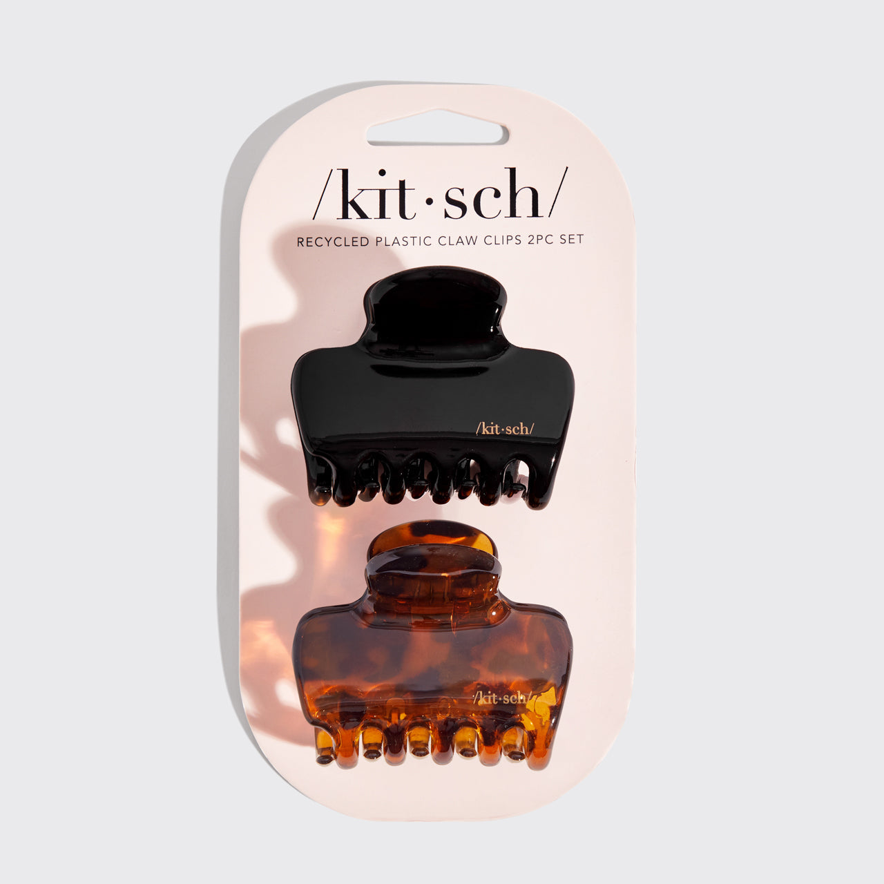 Black and Tort Cloud Claw Clips 2pc Set - Signature Selection