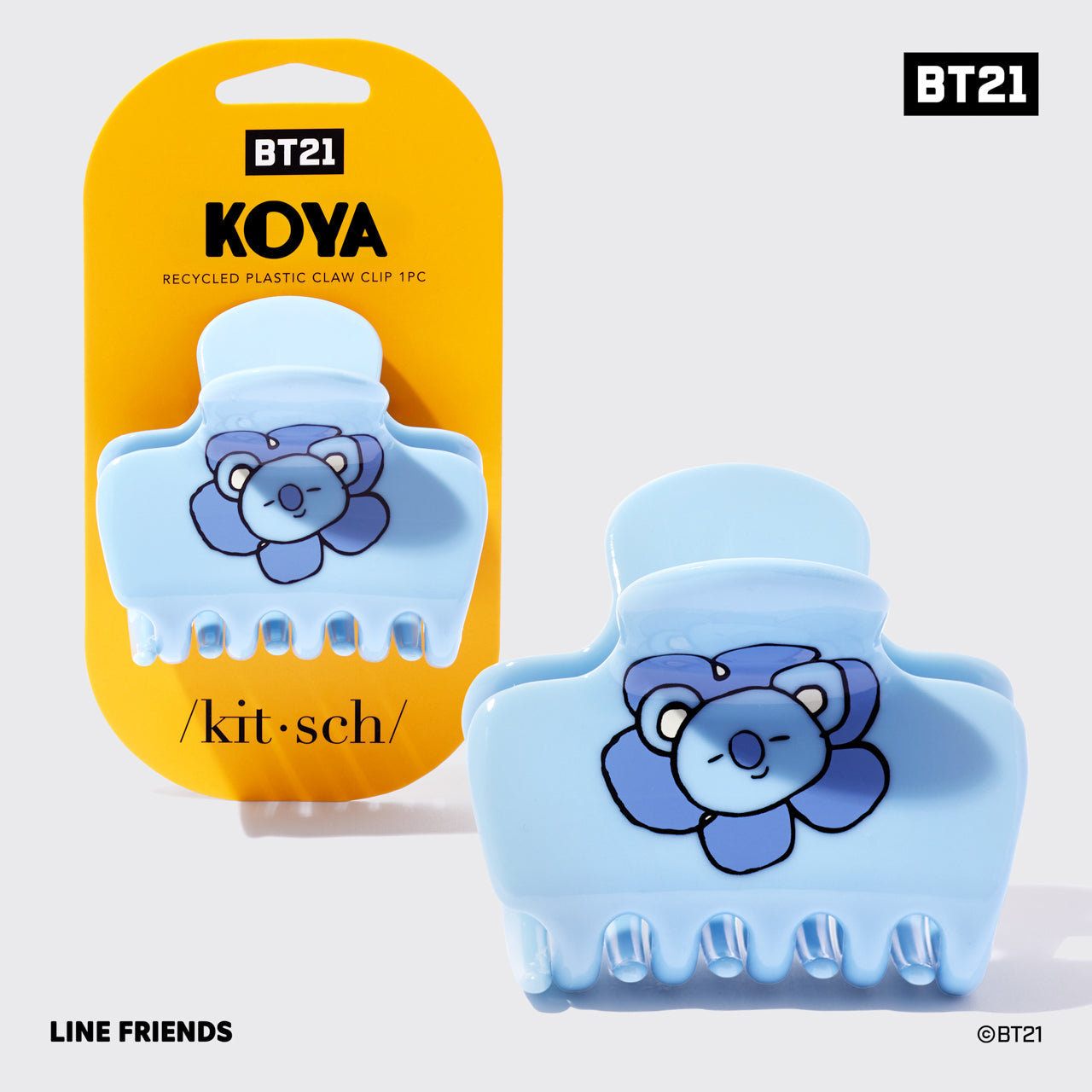Kitsch x BT21 Cloud Claw Clip in KOYA - Curated Collection