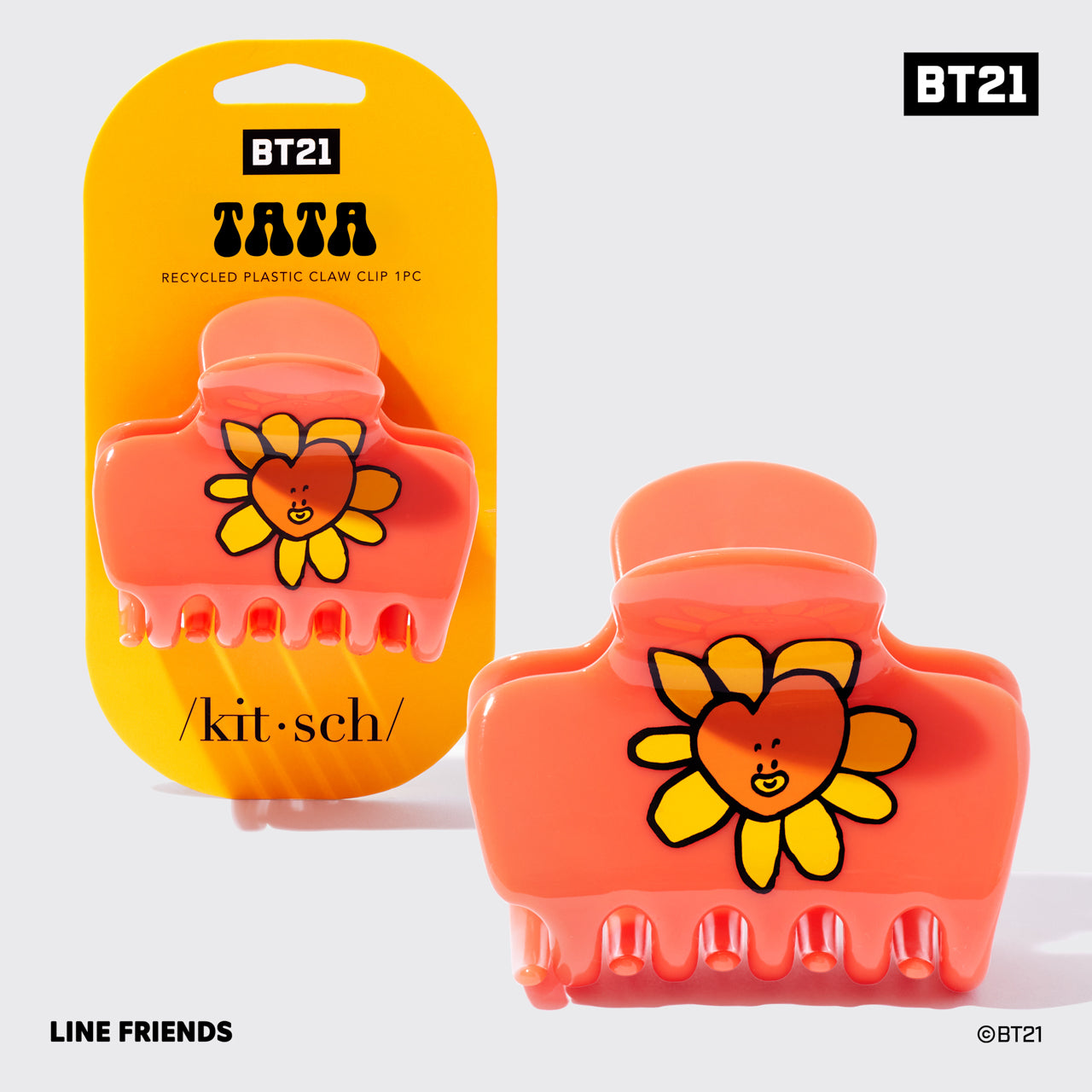 Kitsch x BT21 Cloud Claw Clip in TATA - Curated Collection