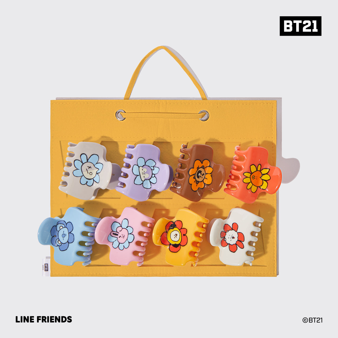 BT21 x Kitsch Claw Clip Organizer - Everyday Essentials