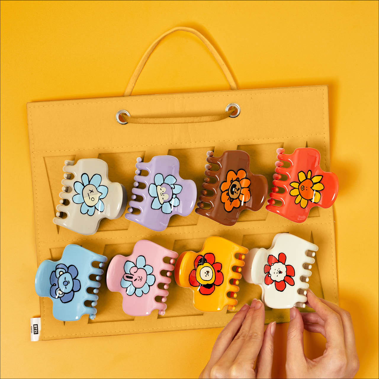 BT21 x Kitsch Claw Clip Organizer - Everyday Essentials