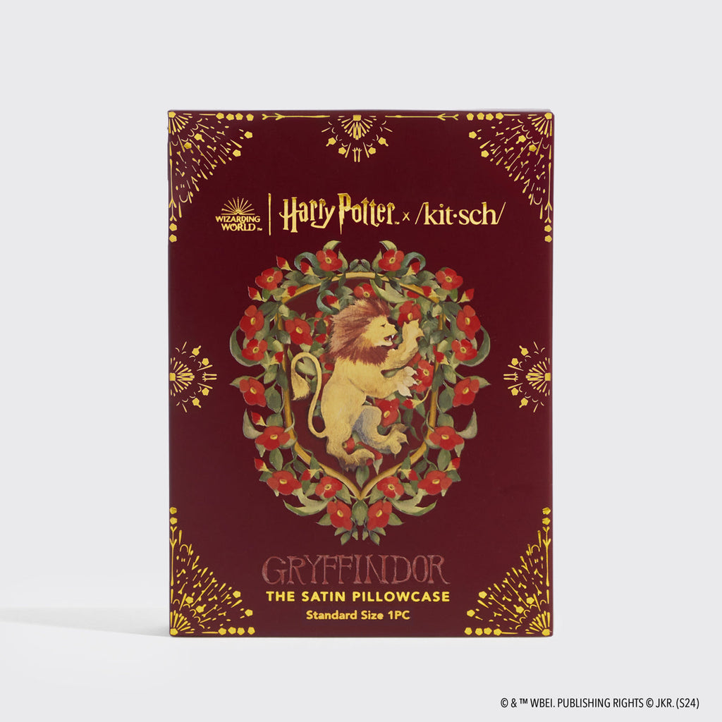 Kitsch x Harry Potter Satin Pillowcase in Gryffindor 4 Pack - Signature Selection