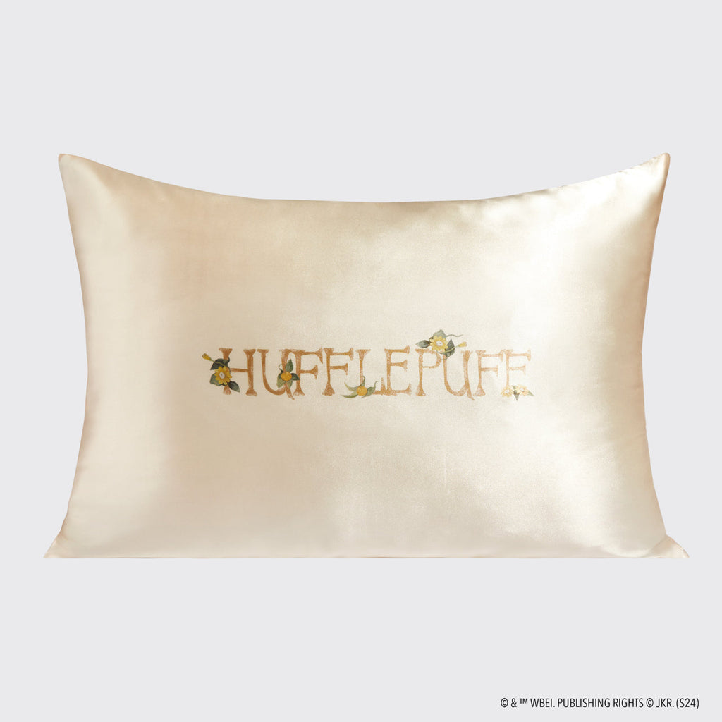 Kitsch x Harry Potter Satin Pillowcase in Hufflepuff 4 Pack - Everyday Essentials