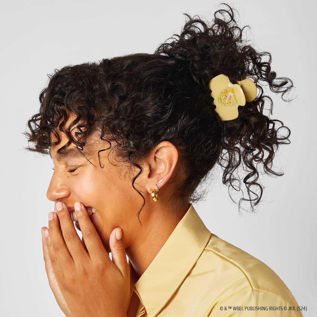 Kitsch x Harry Potter Cloud Claw Clip in Hufflepuff - Everyday Essentials