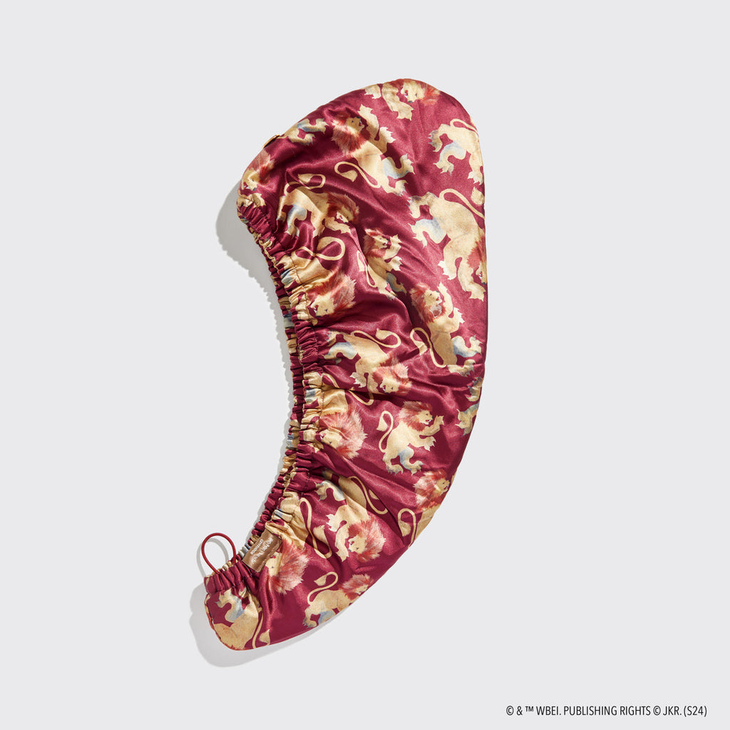 Kitsch x Harry Potter Satin Wrapped Hair Towel in Gryffindor - Signature Selection