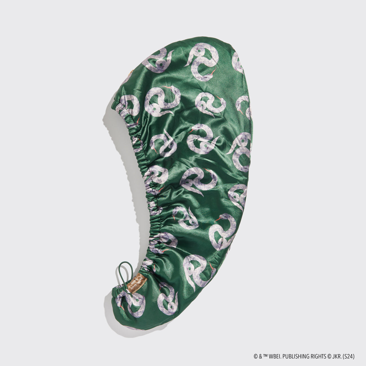 Kitsch x Harry Potter Satin Wrapped Hair Towel in Slytherin - Curated Collection
