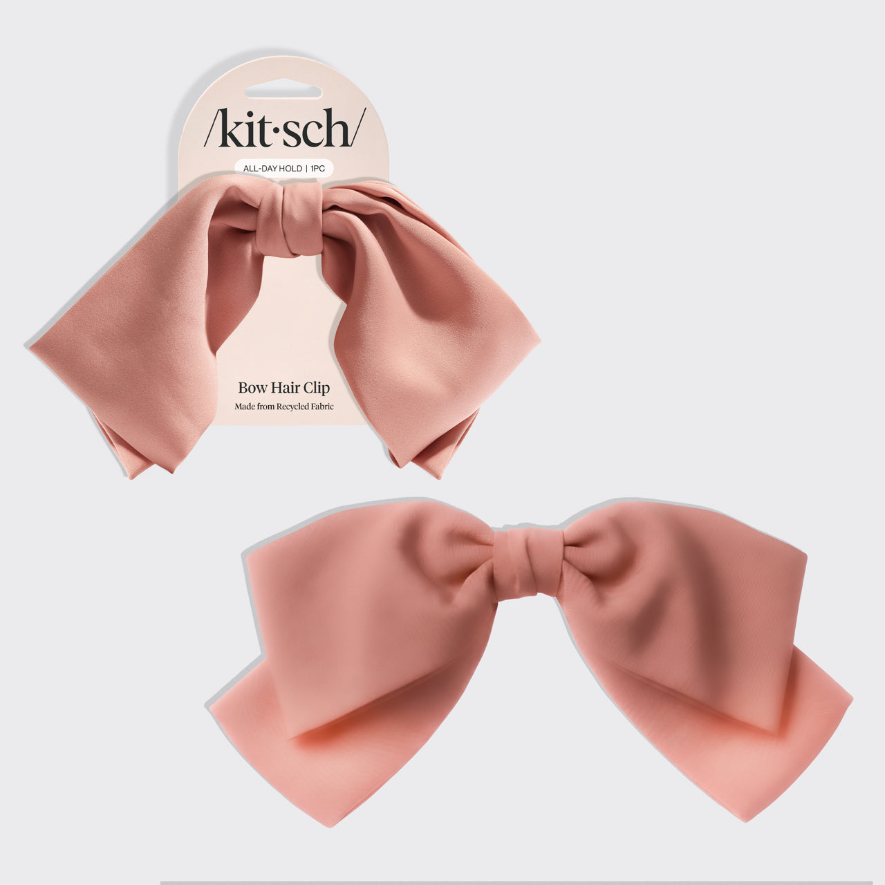 Rosewood Bow Hair Clip - Curated Collection