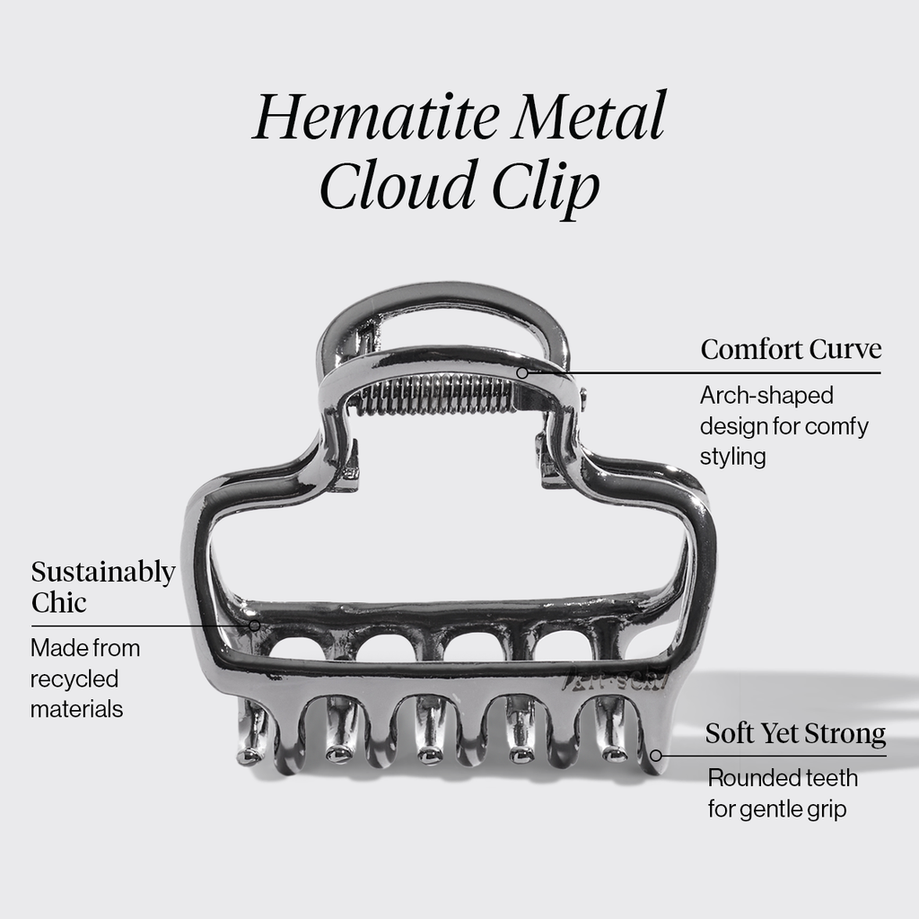 Hematite Metal Cloud Claw Clip - Signature Selection