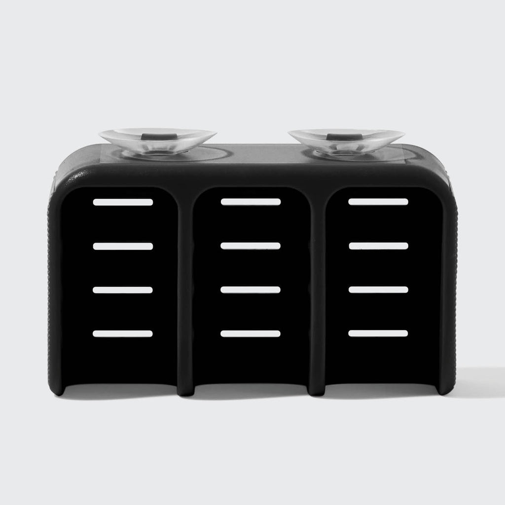 Black Self-Draining Soap Dish - Curated Collection
