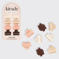 Rosewood Cloud Claw Clips 8pc Set - Mini - Curated Collection