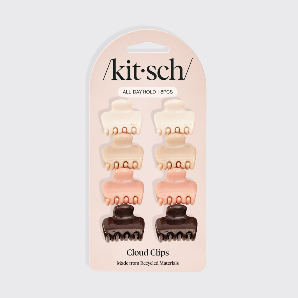 Rosewood Cloud Claw Clips 8pc Set - Mini - Curated Collection