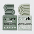 Rosemary and Biotin Volumizing Shampoo and Conditioner Bar Combo - Curated Collection