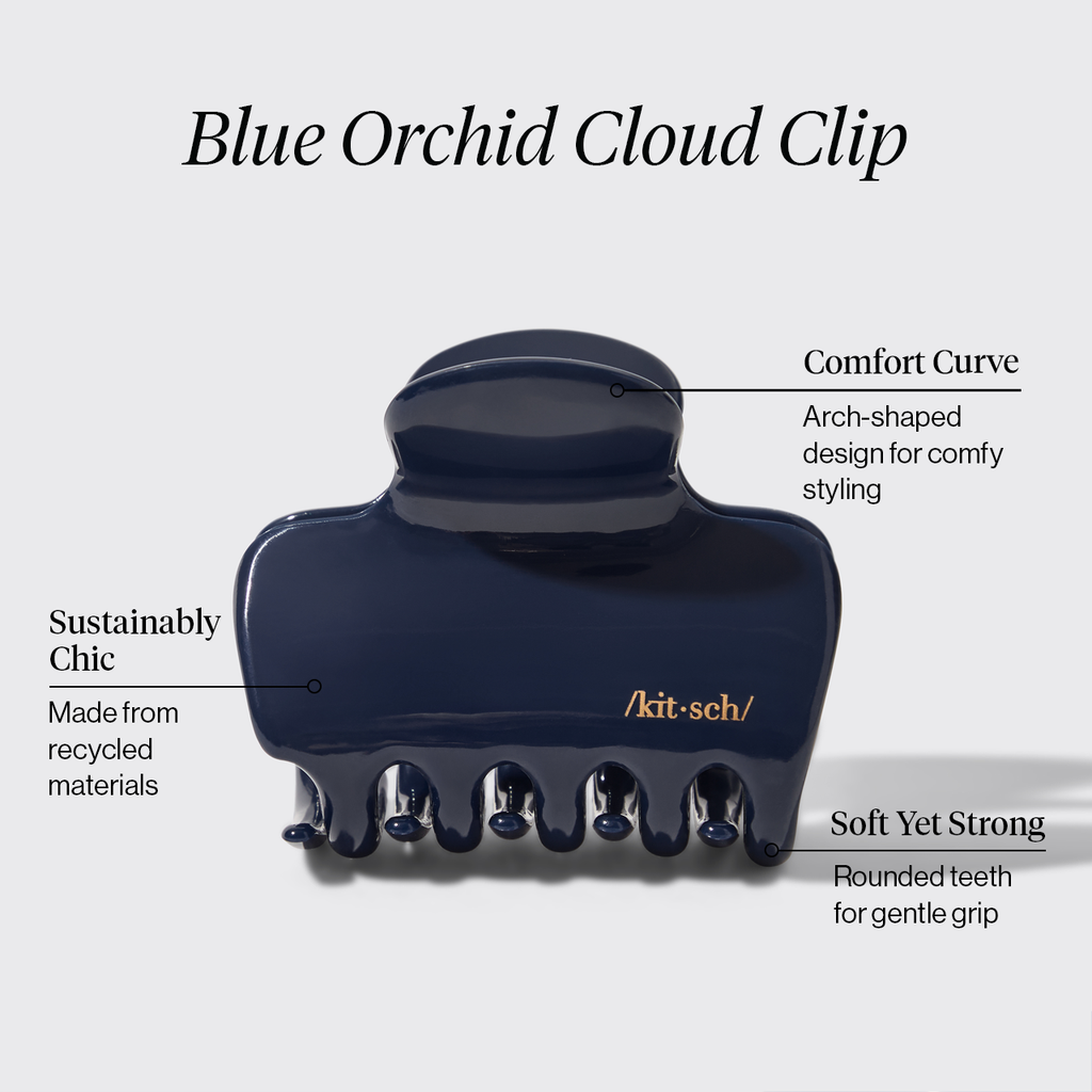 Blue Orchid Cloud Claw Clip - Medium - Everyday Essentials