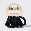 Black Seamless Hair Elastics 8pc Set - Curated Collection