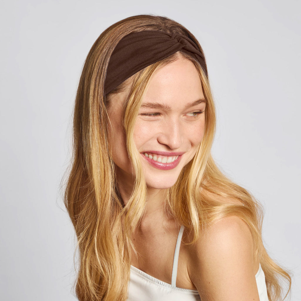 Rosewood Wide Twist Headbands 2pc Set - Everyday Essentials