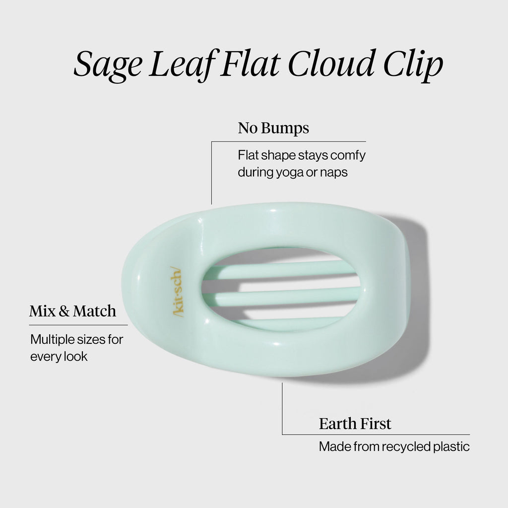 Sage Leaf Flat Cloud Clip - Small - Curated Collection